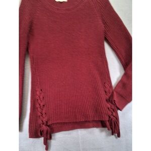 Pink Rose Women's Sweater‎ Size Medium Red